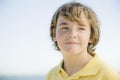 Portrait of Young Boy Outdoors Royalty Free Stock Photo