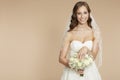 Portrait of a young bride Royalty Free Stock Photo