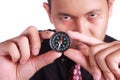 Businessman Showing Compass