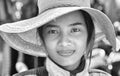 Portrait of the young Cambodian girl