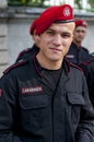 Portrait of a young carabiniere