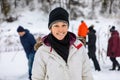 Portrait of young cheerful woman Royalty Free Stock Photo