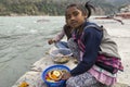 Portrait of young children in Rishikesh India Royalty Free Stock Photo