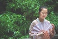 Portrait of a young chinese bride