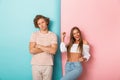 Portrait of a young couple standing Royalty Free Stock Photo