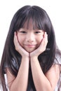 Portrait of young cute girl Royalty Free Stock Photo