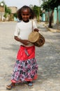 Portrait of the young Ethiopian girl