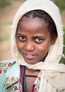 Portrait of a young Ethiopian girl