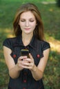 Portrait of young fair-haired woman Royalty Free Stock Photo