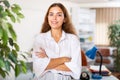 Portrait of young female clerical worker