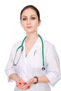 Portrait young female doctor Royalty Free Stock Photo