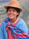 Portrait of a young girl dressed in traditional clothing