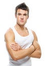 Portrait of young handsome man Royalty Free Stock Photo