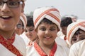 Portrait young Indian boy in New Delhi, India