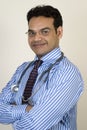 Portrait of young indian doctor