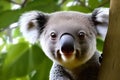 Portrait of a young koala, Australia