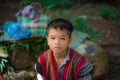 Portrait of a young Laotian boy in rural Laos