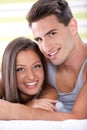 Portrait of young love couple Royalty Free Stock Photo