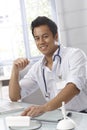 Portrait of young male doctor Royalty Free Stock Photo