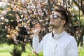 Portrait of a young man outdoors Royalty Free Stock Photo