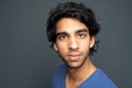 Portrait of a young man staring Royalty Free Stock Photo
