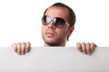 Portrait of a young man In sun glasses Royalty Free Stock Photo