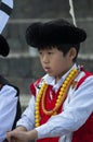 Portrait of a Young Naga Boy during Hornbill Festival,Nagaland,India