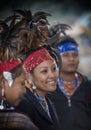 Portrait of a Young Naga Lady during Hornbill Festival,Nagaland,India Royalty Free Stock Photo