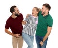 Portrait of young people laughing Royalty Free Stock Photo