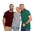 Portrait of young people laughing Royalty Free Stock Photo