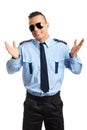 Portrait of young policeman Royalty Free Stock Photo