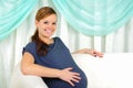 Portrait of a young pregnant girl Royalty Free Stock Photo