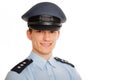 Portrait of young smiling policeman Royalty Free Stock Photo