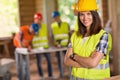 Portrait of young student of architecture posing