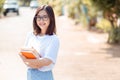 Portrait of young student asian woman wearing braces beauty smile with white teeth Royalty Free Stock Photo