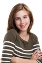 Portrait of young teen girl Royalty Free Stock Photo