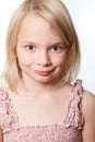 Portrait of a young teenager girl in studio Royalty Free Stock Photo