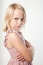 Portrait of a young teenager girl in studio Royalty Free Stock Photo