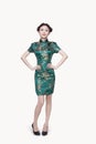 Portrait of Young Woman in Qipao