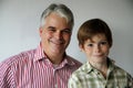 Happy  smiling father and his son Royalty Free Stock Photo