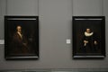 Portraits of Jacob Trip and his Wife Margaretha de Geer by Rembrandt at the National Gallery in London UK