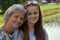 Portrait of mother and teenage daughter Royalty Free Stock Photo