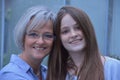 Portrait of mother and teenage daughter Royalty Free Stock Photo