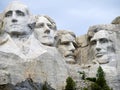 Portraits of Presidents in the Rock