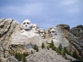 Portraits of Presidents in the Rock