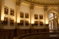 Portraits of US Presidents in the State Capital Building of Colorado Royalty Free Stock Photo