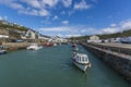 Portreath fishing harbor at Cornwall