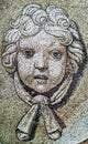 Portret child mosaic art on Vatican