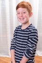 Portriat small boy smiling into camera Royalty Free Stock Photo