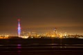 Portsmouth City Skyline at Night